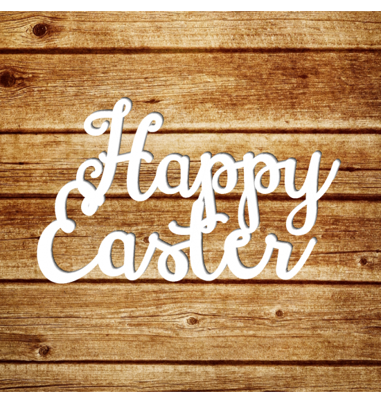Табличка "Happy Easter" пасхальная