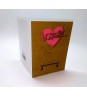 Купить деревянную открытку  "Love is"  оптом